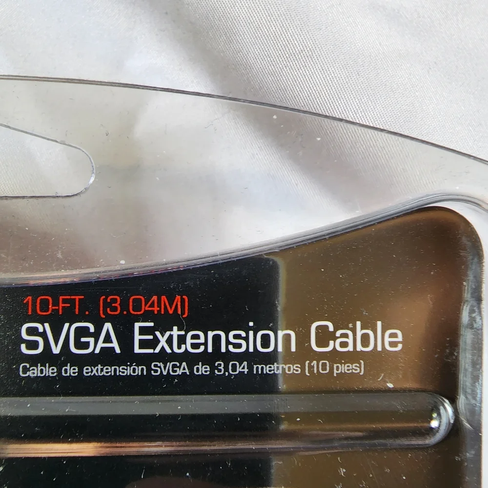 Gigaware SVGA extension cable 10 feet new in package nwt